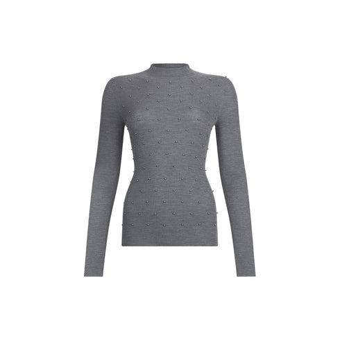 Liu Jo Maglia Maglia Donna con perle applicate a costine S - Francavilla Moda